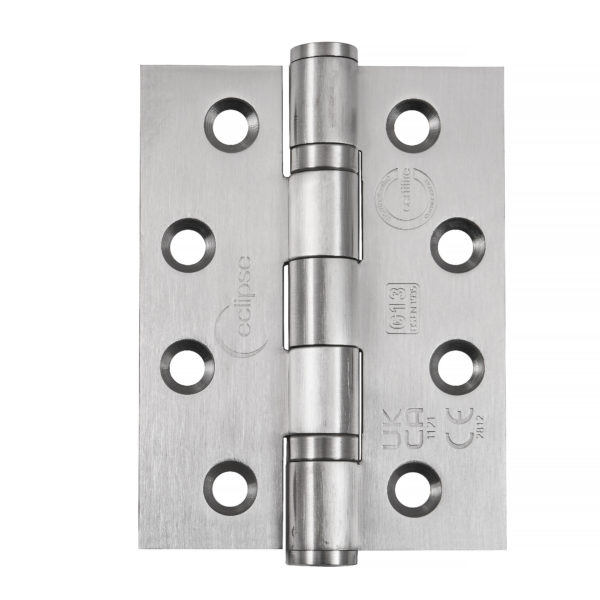 Grade 13 Ball Bearing Butt Hinge - CE / UKCA Marked - Fire Rated - 120kg Max Load Bearing